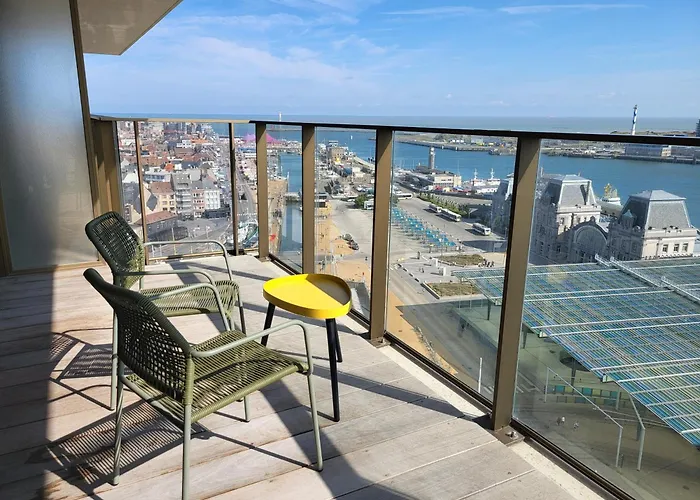 Skytower One - 14th Floor - Splendid Harbour & Sea View Ostend